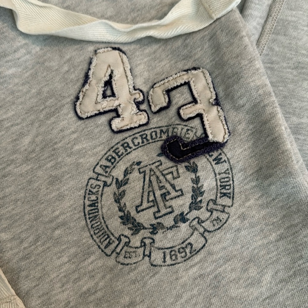 Abercrombie and Fitch sweatpants in a men’s size large vintage distressed